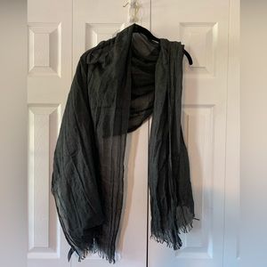 Gray Sheer Scarf